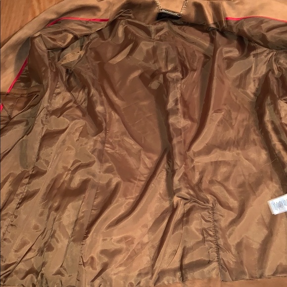 T Tahari Faux Leather Blazer - Picture 7 of 11